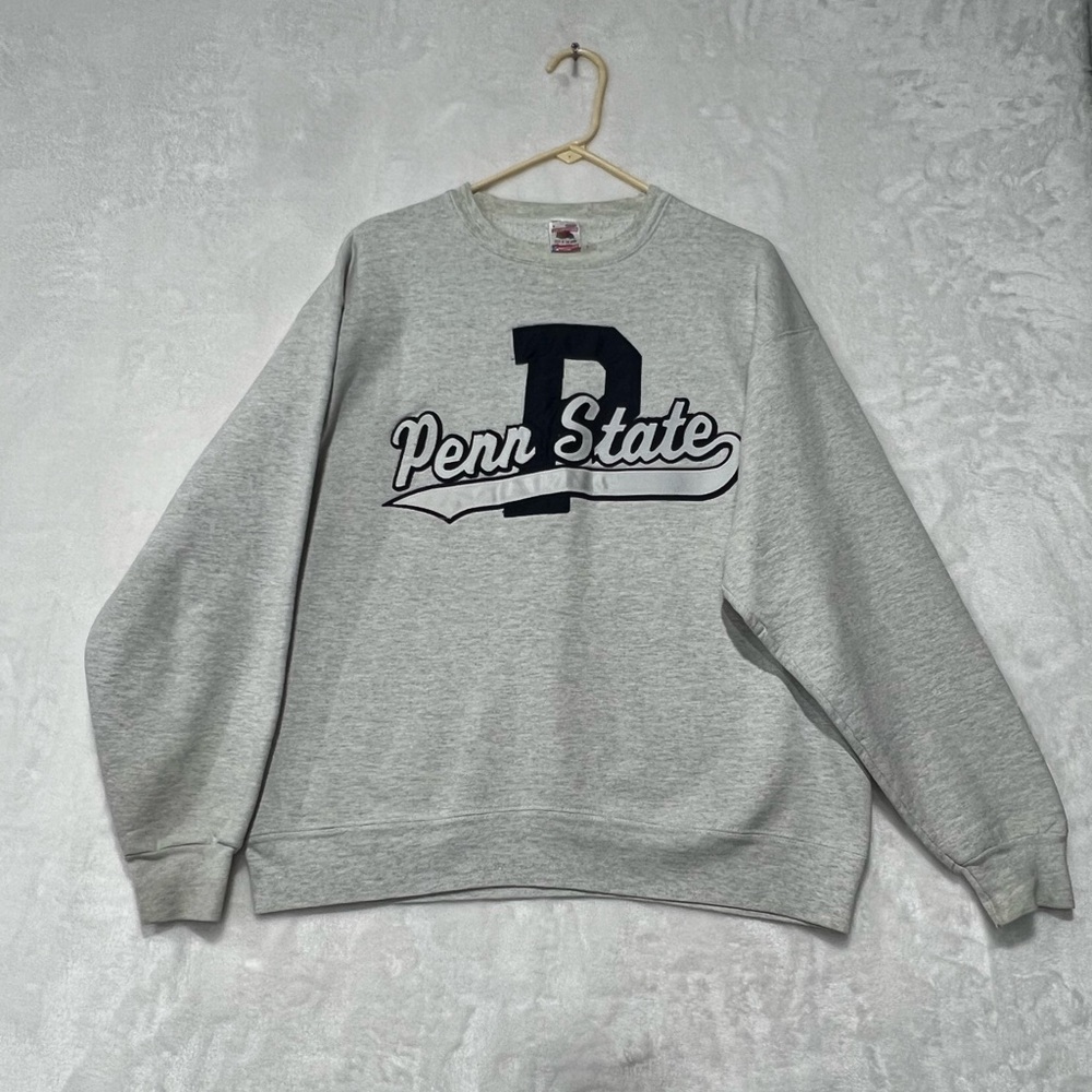 Vintage Fruit of The Loom 90s Penn State Nittany Lions Crewneck Sweatshirt Large
